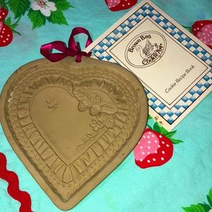 Brown bag cookie art hill design 1990 with cookie recipe book